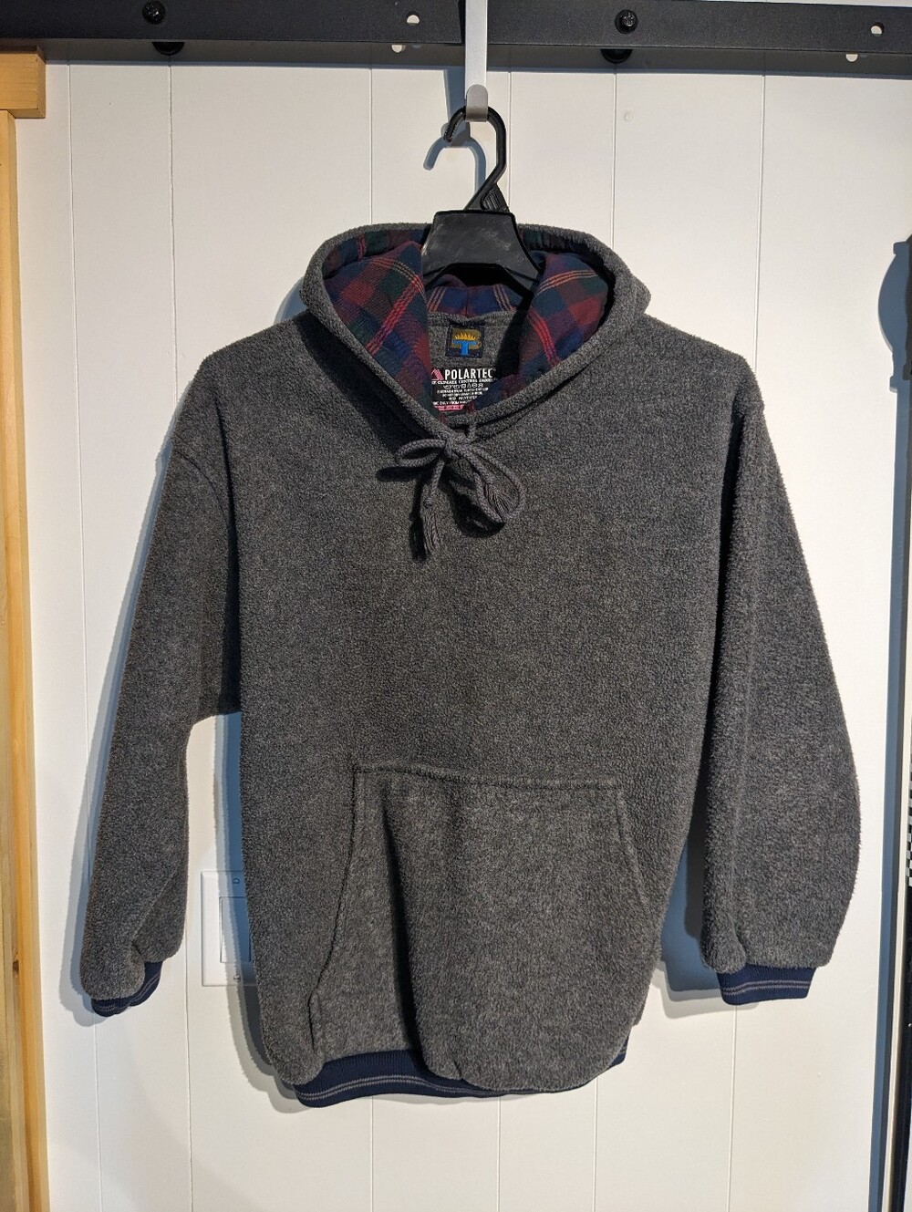 Vintage Polartec Fleece Hoodie Mens Medium